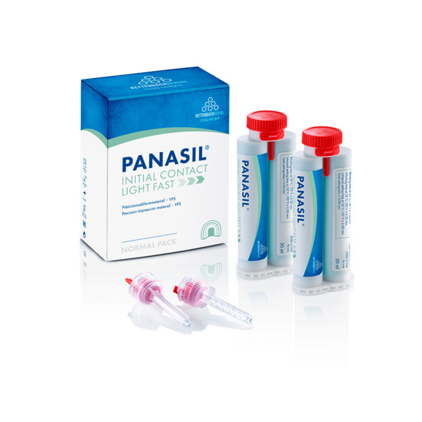 Panasil initial contact Light Fast - корригирующий материал, жидкотекучий, светло-зеленый, короткое - фото 0