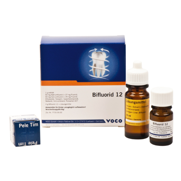 Bifluorid 12 - лак изоляционный для фторирования, набор с растворителем, 4 г - фото 0