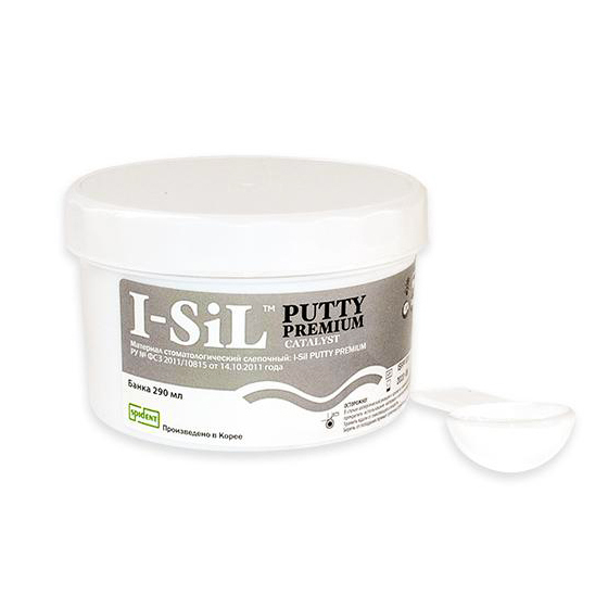 I-SiL Premium Putty - поливинилсилоксановая оттискная масса (А-силиконы), 2х290 г - фото 3