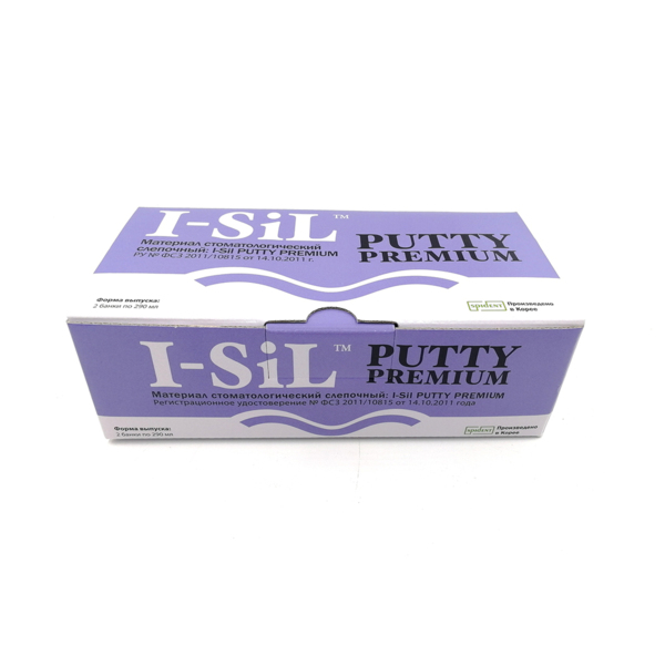 I-SiL Premium Putty - поливинилсилоксановая оттискная масса (А-силиконы), 2х290 г - фото 5