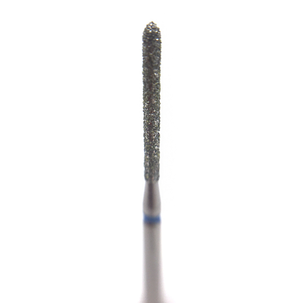 Бор алмазный 869L, торпеда цилиндрическая, D=1.2 мм, L=11.5 мм, FG, синий - фото 0