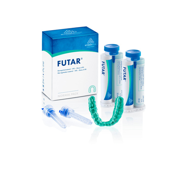 Futar (Normal pack) - материал для регистрации прикуса (А-силикон), 2x50 мл + 6 смесителей, new - фото 0