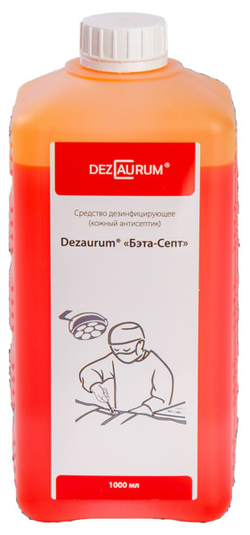 Dezaurum "Бэта-Септ" - кожный антисептик (без отдушки), 1000 мл - фото 0