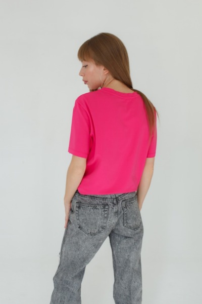 Футболка женская Тезис, фуксия, 52-54 - фото 2