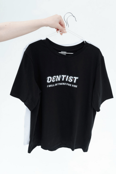 Футболка мужская Тезис, принт "Dentist", черный, 48-50 - фото 0