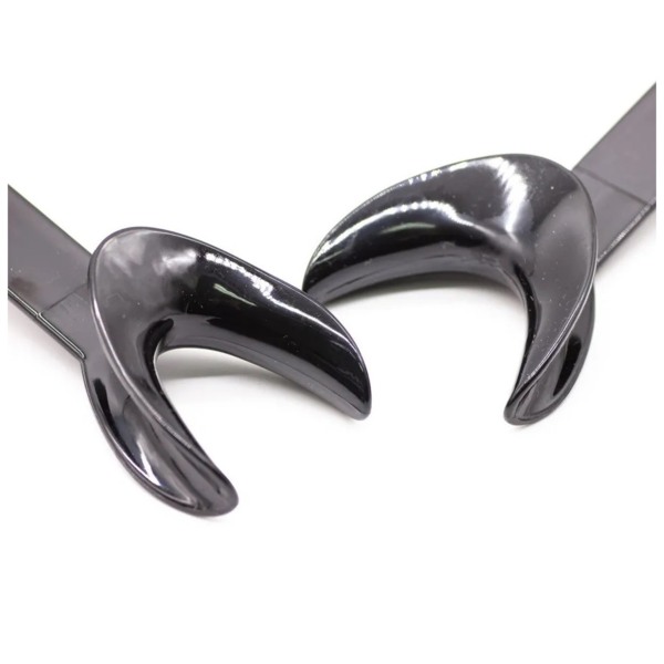 Ретрактор стоматологический Dentins, двусторонний, большой L, черный, 2 шт - фото 3