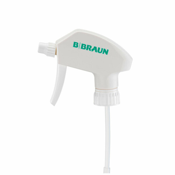Насадка на флакон B.Braun, оригинальная, аэрозольная с тригером, белая, 1000 мл - фото 0