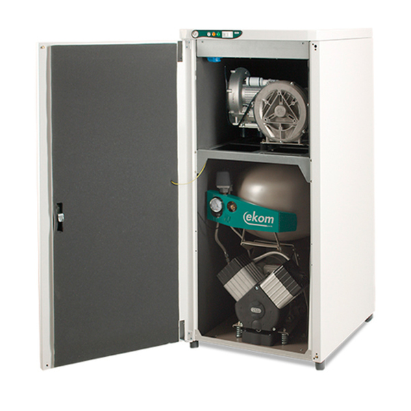 DUO - дентальный компрессор для 1-й стоматологической установки (компрессор DK50 PLUS, с 1 аспиратором) - фото 0