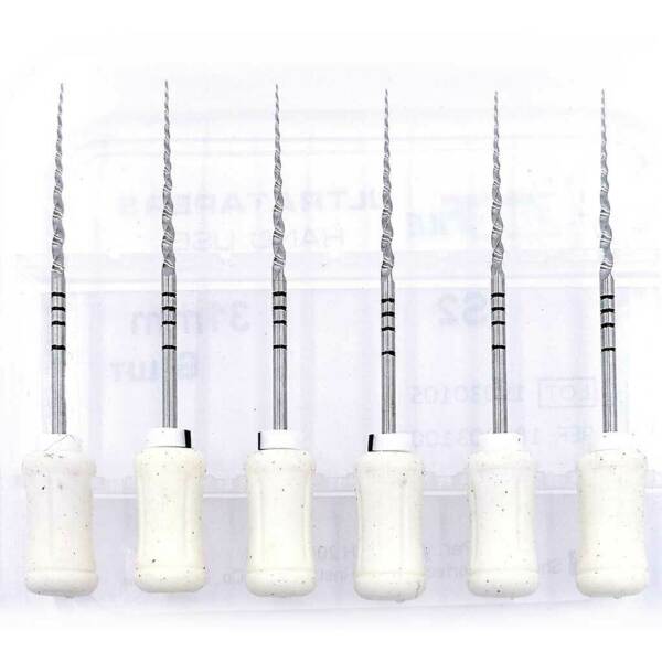 Файлы ручные Eurofile Ultratapers, для обработки корневого канала, 31 мм, №S2, никель-титан, 6 шт - фото 1