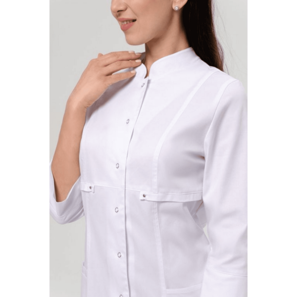 Халат женский 292 Ultra, 3/4 рукав, белый, 46 - фото 2