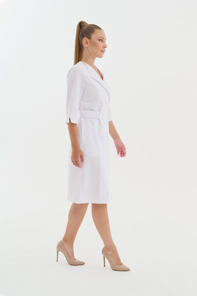 Халат-платье Тезис TZ150, белый, 52 - фото 1