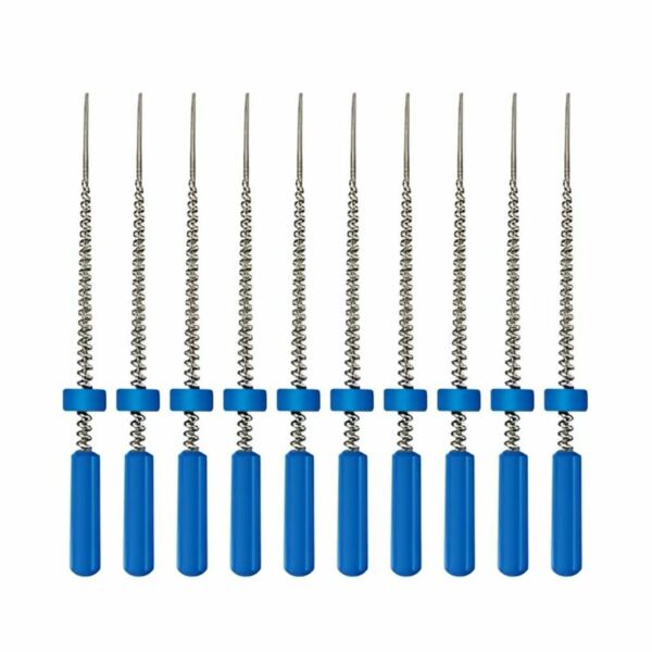 Файлы машинные Medic N.R.G. Gentlefile, для очищения и дезинфекции каналов, 25 мм, №027, синий, сталь, 10 шт - фото 0