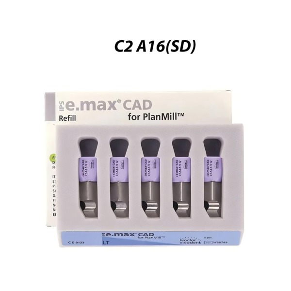 IPS e.max CAD PlanMill LT - блоки из дисиликата лития, цвет C2, A16 (SD), 5 шт - фото 0
