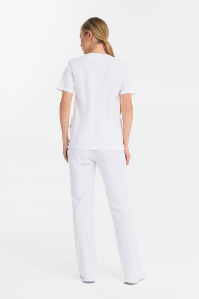 Туника женская Тезис TZ338, unica, белый, 56 - фото 4