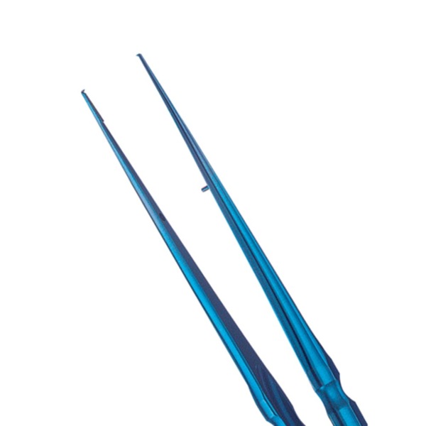 Пинцет микрохирургический Hu-Friedy SinusLine, анатомический, изогнутый, ручка титановая, 180 мм - фото 1