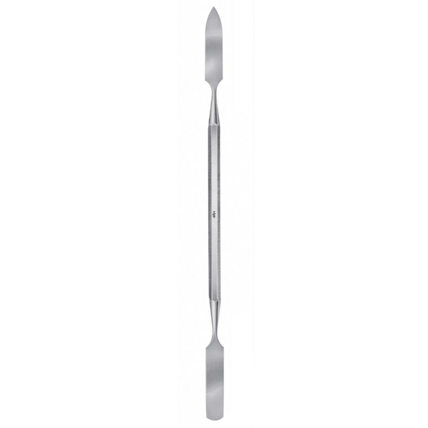 Шпатель стоматологический Aesculap, двусторонний, жесткий, для цемента, длина 180 мм, сталь, 1 шт - фото 0