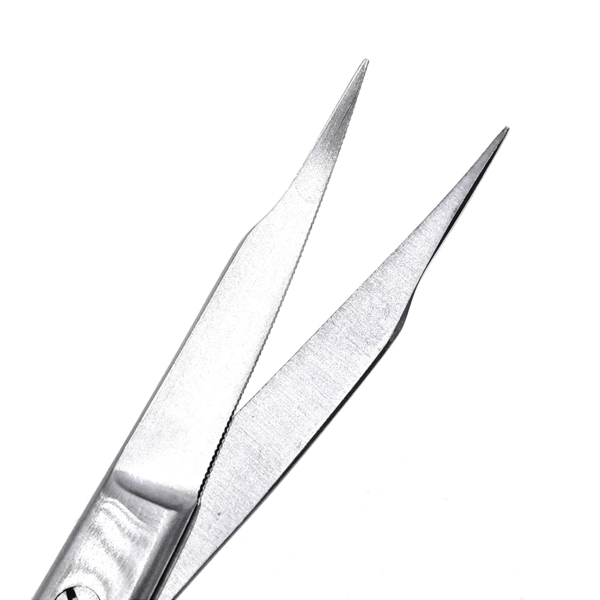 Ножницы Hu-Friedy #10, Super-Cut, остроконечные, с двойным изгибом, 1 зубчатое лезвие, 13,5 см - фото 7