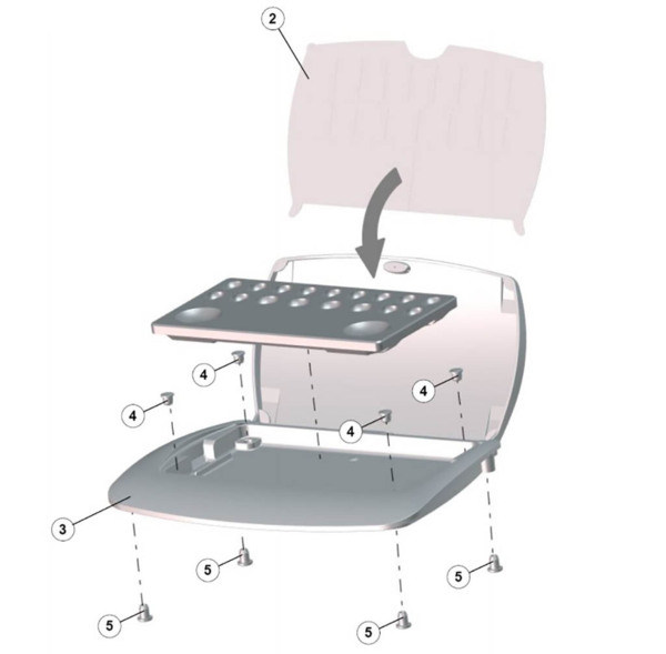 Запасной корпус для палитры для смешивания lay:art, большой - фото 0