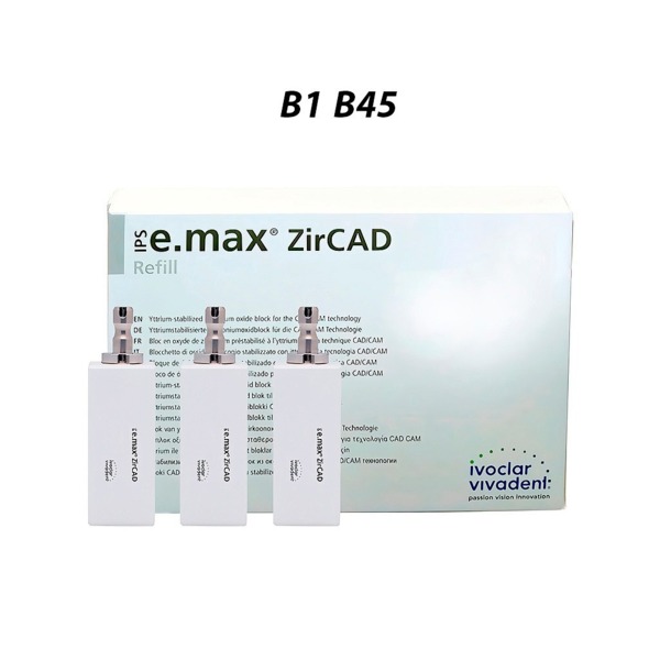 IPS e.max ZirCAD CEREC MT Multi - блоки из оксида циркония, цвет B1, B45, 3 шт - фото 0