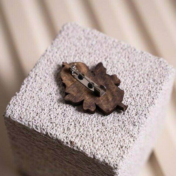 Значок "Зубная фея NEW", брюнетка, розовое платье - фото 2