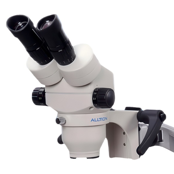 Микроскоп зуботехнический Alltion ASM-0745BS, бинокулярный, плавное увеличение, на кронштейне - фото 3