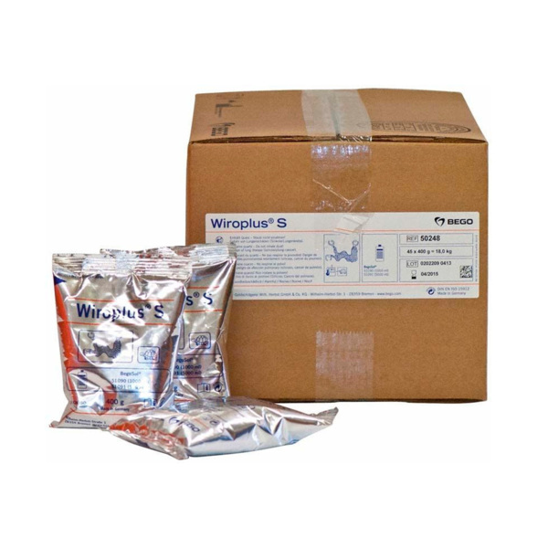 Wiroplus S - паковочный материал для дублирования в силиконовых формах, 45х400 г, 18 кг