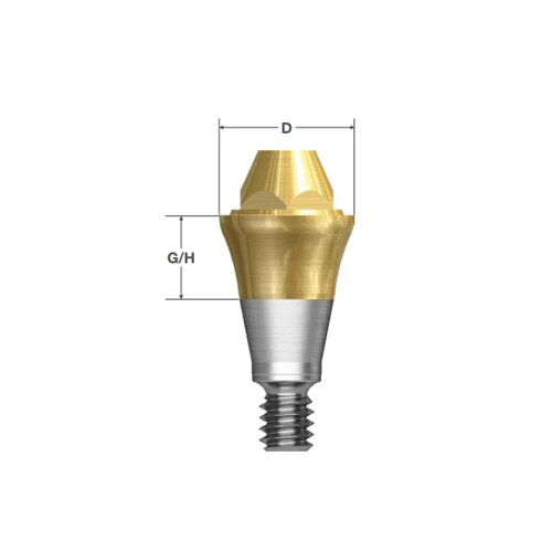Multi - абатмент, D=4.8 мм, G/H=3.0 мм, Standart, серия P - фото 0