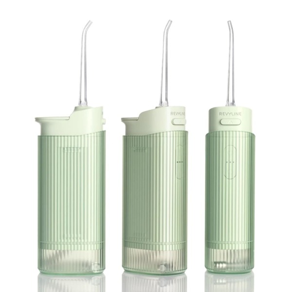 Ирригатор портативный Revyline RL 840, 4 режима, 2 насадки, зеленый - фото 1