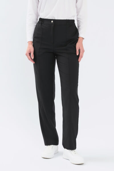 Брюки женские Тезис TZ325, черный, 42 - фото 0