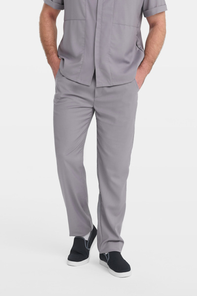 Брюки мужские Тезис TZ620, серо-бежевый, 58 - фото 0