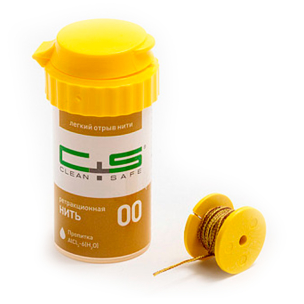 Нить ретракционная Clean+Safe ProfiCord X, с пропиткой, размер 00, 254 см - фото 0