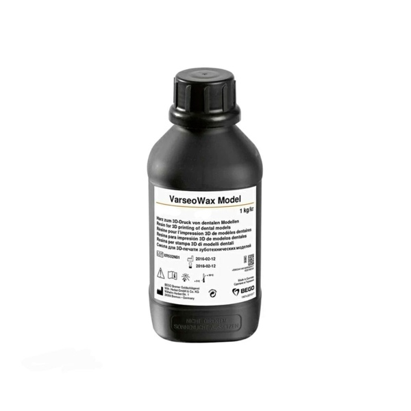 Фотополимерная смола Bego VarseoWax Model, для 3D-печати прецизионных дентальных моделей, серая, 0.25 кг