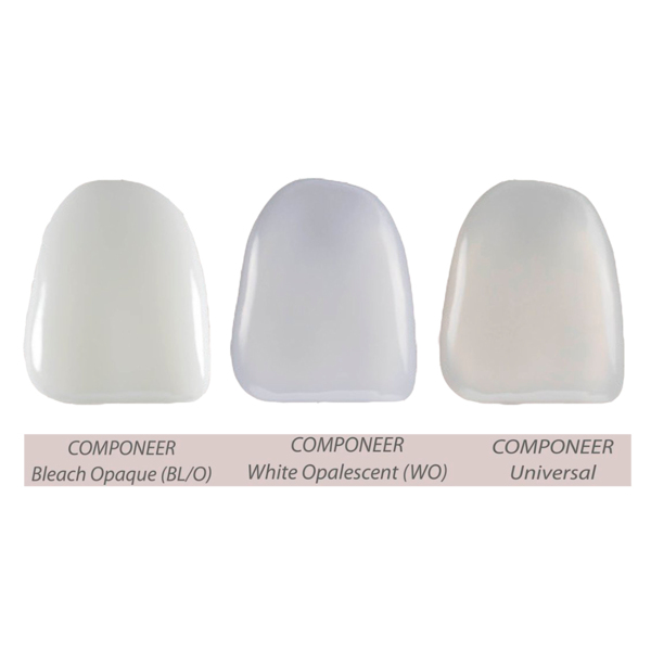 Componeer Set upper - виниры для верхней челюсти (22), размер XL, цвет BL/O (Dentin Bleach Opaque), 2 шт - фото 2