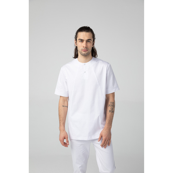 Туника мужская Dr. Nice на 2-х кнопках, белый, 54 - фото 0