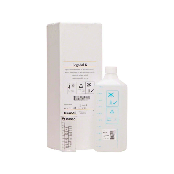 BegoSol K - специальная жидкость для замешивания, не морозоустойчива, в термозащите, 1 л