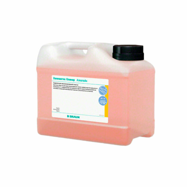 Дезинфицирующий концентрат B.Braun Хелиматик клинер алкалайн, для медицинских изделий, канистра, 5 л - фото 0
