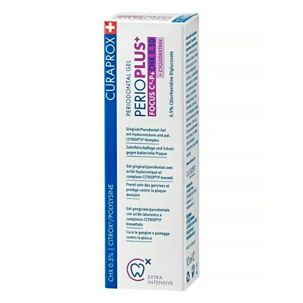 Гель для десен Curaprox Perio Plus Focus, с хлоргексидином 0.50%, 10 мл, 1 шт - фото 1