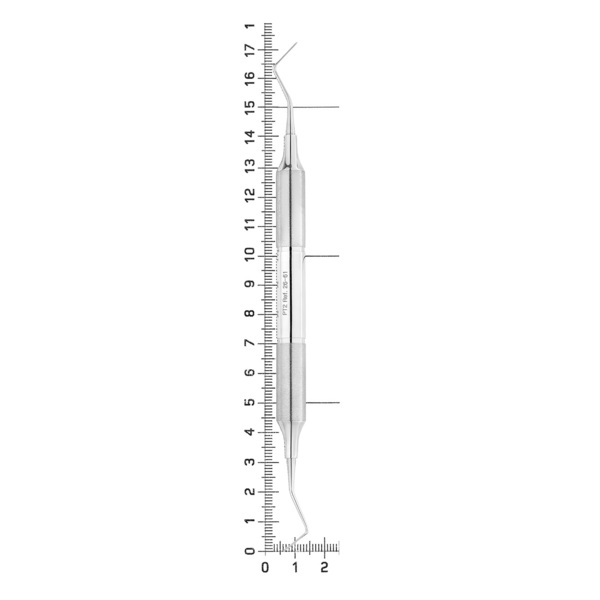 Периотом, форма PT02, длина 17,5 см, ручка Deluxe 10 мм - фото 3