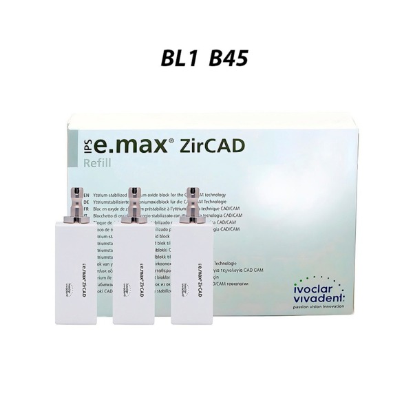 IPS e.max ZirCAD CEREC MT Multi - блоки из оксида циркония, цвет BL1, B45, 3 шт - фото 0