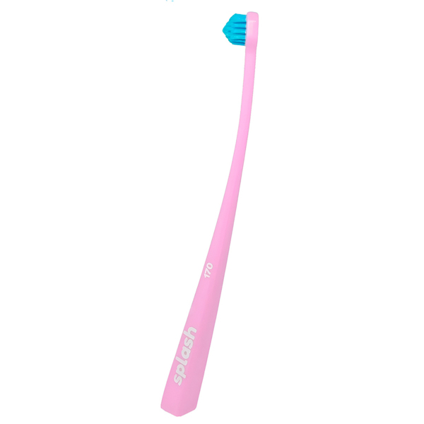 Зубная щетка Splash Brush Single 170, средней жесткости, розовый, 1 шт - фото 0