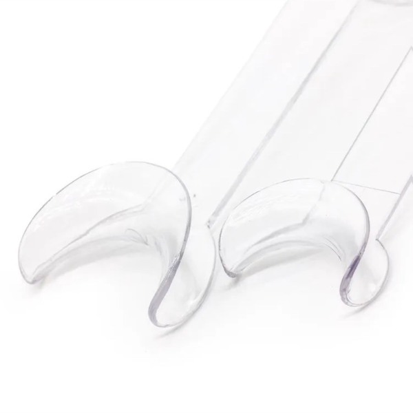 Ретрактор стоматологический Dentins, двусторонний, большой L, прозрачный, 2 шт - фото 3