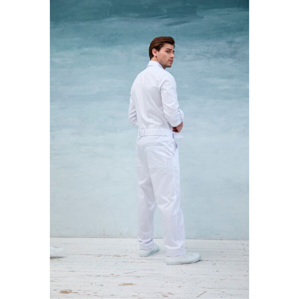 Комбинезон мужской Dr. Nice, с поясом с пряжкой, белый, 52 - фото 3