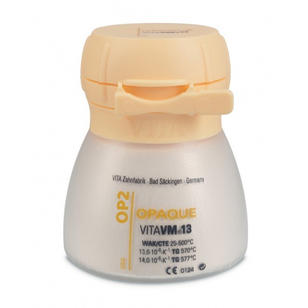 VITA VM 13 OPAQUE - порошок для облицовки металлических каркасов, цвет OP2, 12 г - фото 0