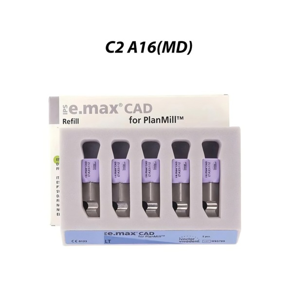 IPS e.max CAD PlanMill LT - блоки из дисиликата лития, цвет C2, A16 (MD), 5 шт - фото 0