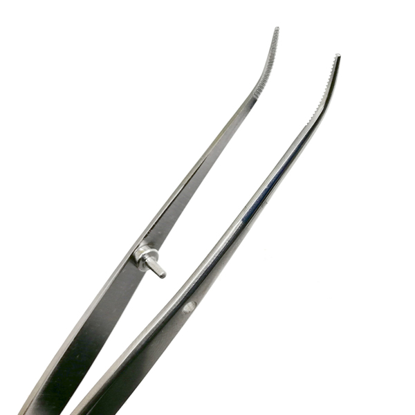 Пинцет перевязочный Hu-Friedy Perry #1, изогнутый - фото 3