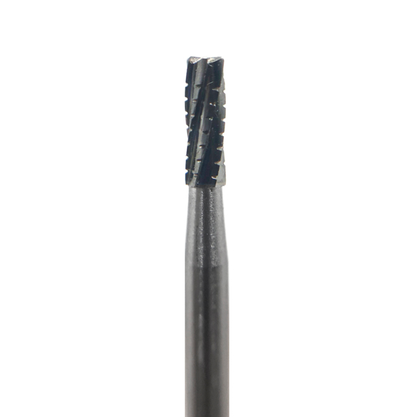 Бор твердосплавный CB 31, цилиндр с зубцами, D=1.4 мм, L=4.4 мм, FG, синий - фото 0