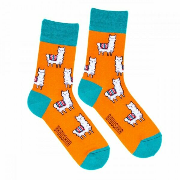 Носки мужские, "Лама", оранжевый, 41-45 - фото 0