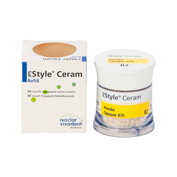IPS Style Ceram Powder Opaquer 870 - опакер порошкообразный, цвет B2, 18 г - фото 0