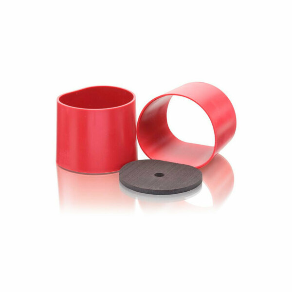 Муфельные кольца, маленькие, красные, 4 шт - фото 0