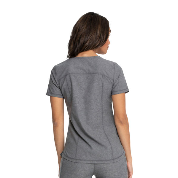 Топ медицинский женский Dickies DK730, серый, M - фото 2